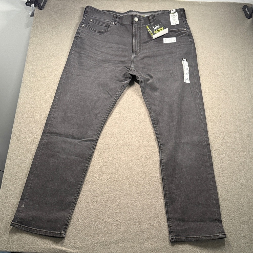 Lee Extreme Motion MVP Jeans Mens 40x32 Farrow Slim Straight 112339217
